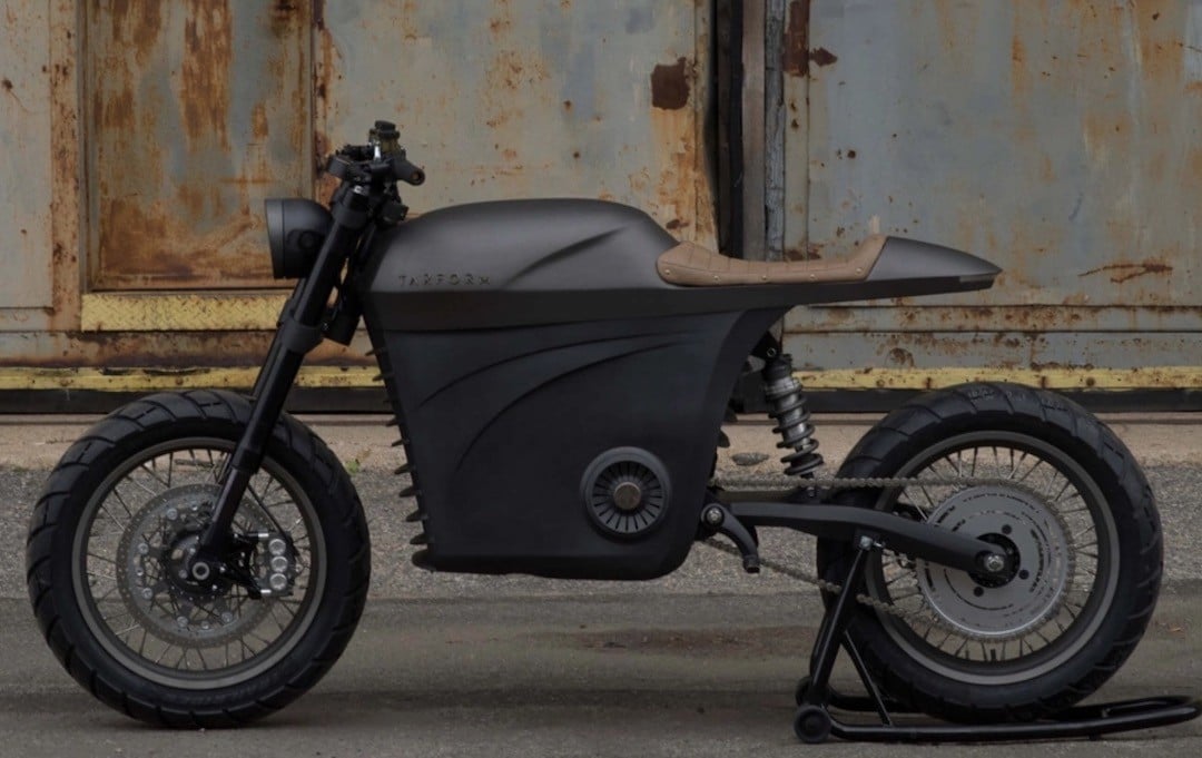 Tarform Luna le pure style café racer en moto électrique 100 écolo