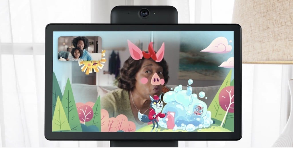 Portal Facebook Story time animation effet video