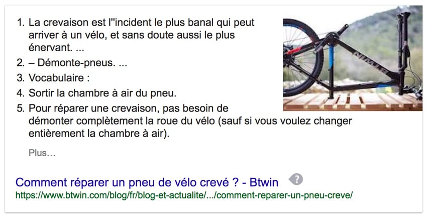 position 0 google répondre à une question