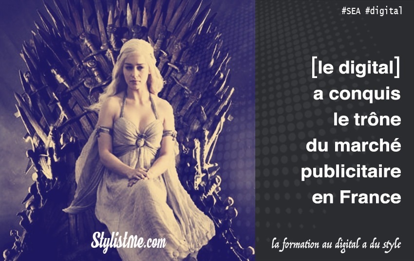 Chiffres clés de la publicité en ligne 2017 : trône de fer attribué au digital