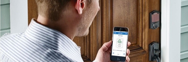 Schlage Sense la serrure connectée avec digicode compatible Apple HomeKit Schlage Sense la serrure connectée avec digicode compatible Apple HomeKit