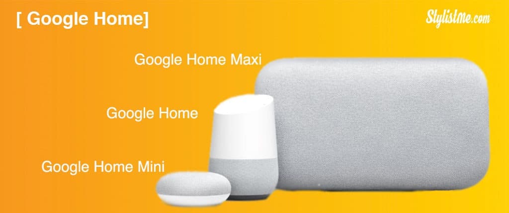Google Home fonctionnalités enceintes mini maxi