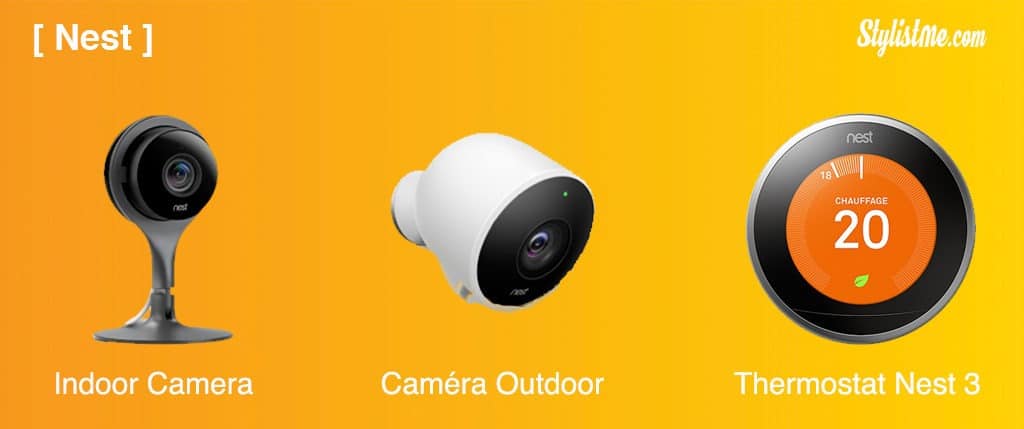 Nest objets connectés Google Home HomePod Amazon Echo