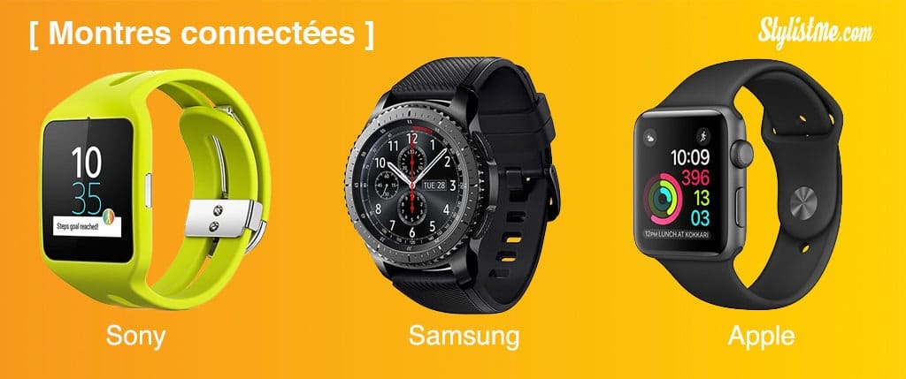 montres connectées Apple Samsung Sony