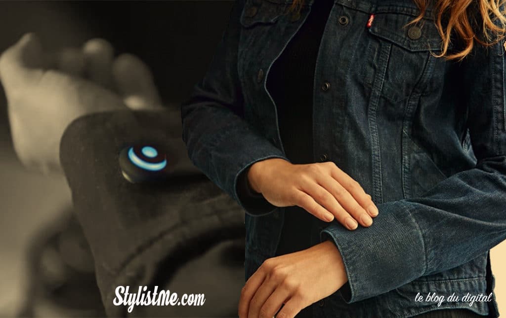 vêtement connecté veste jacquard by google Levi's