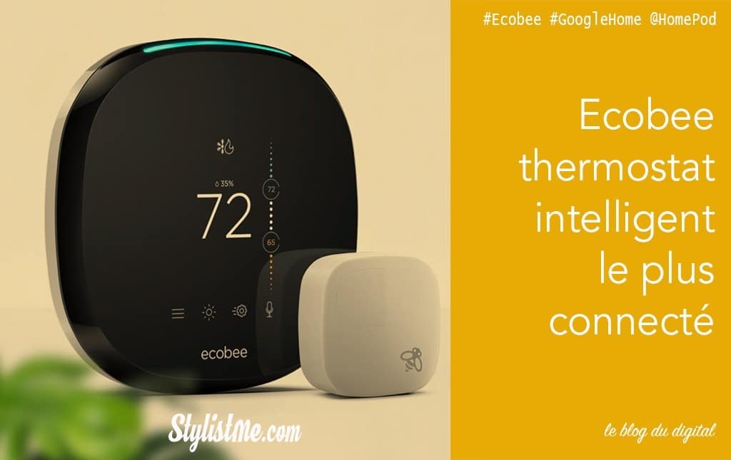 ECOBEE thermostat connecté compatible Google Home