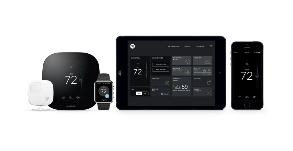 ECOBEE thermostat connecté compatible Google Home 