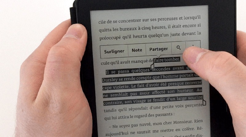 Amazon Kindle oasis sélection mot