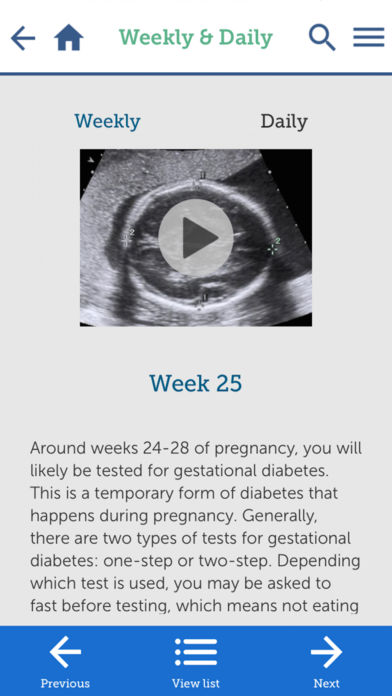 App maternité UHC Healthy Pregnancy information chaque semaine App maternité UHC Healthy Pregnancy information chaque semaine