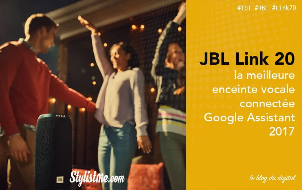 JLB Link 20 avis test première enceinte vocale sans-il Google Assistant