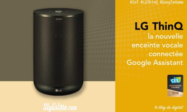 LG ThinQ WK7 test et avis nouvelle enceinte vocale avec Google Assistant