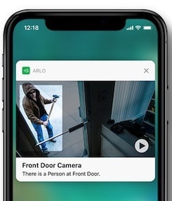 Caméra Arlo Pro détection de personne