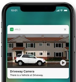 Caméra Arlo Pro détection de véhicule