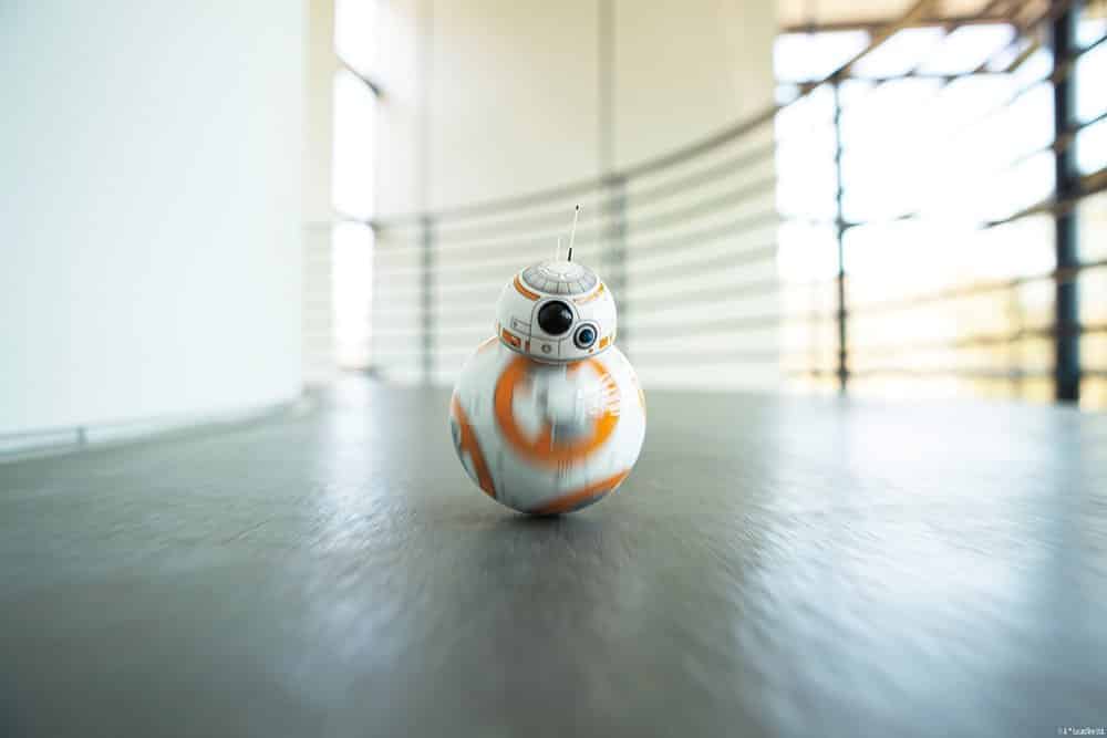 objet connecté star wars bb8