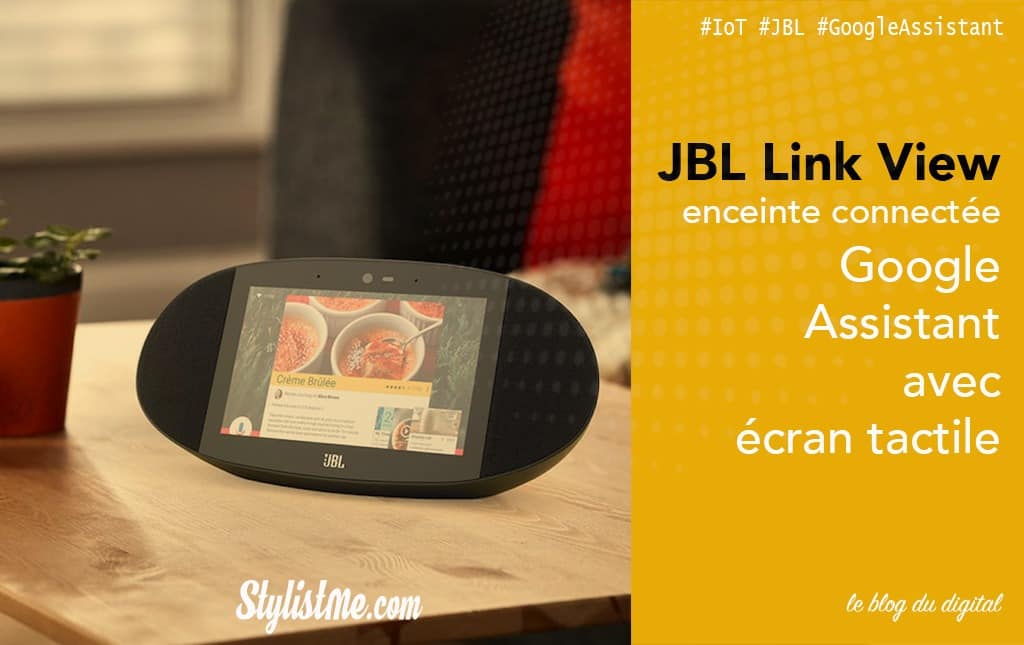 JBL Link View avis test google home assistant