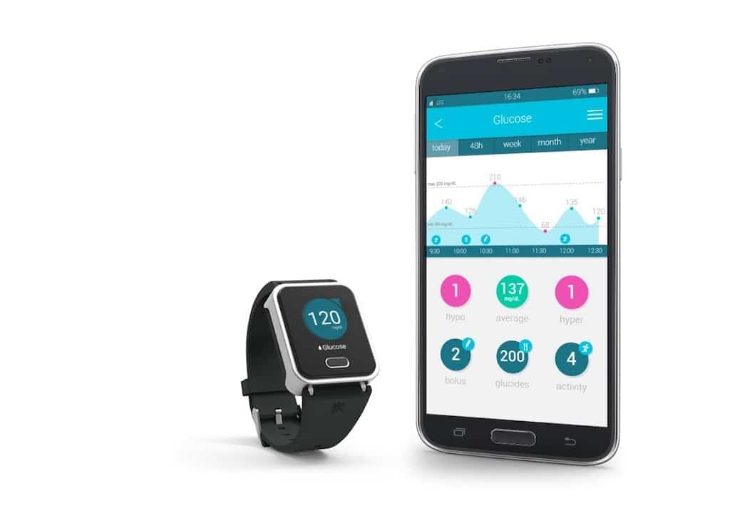 Kwatch glucose application smartphone
