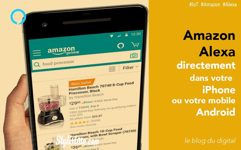 Comment utiliser Amazon Alexa sur son iPhone ou mobile Android [tuto]