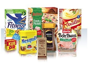 marque produits Nestlé émile et 1 recette