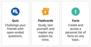 Alexa Blueprint skill Connaissance
