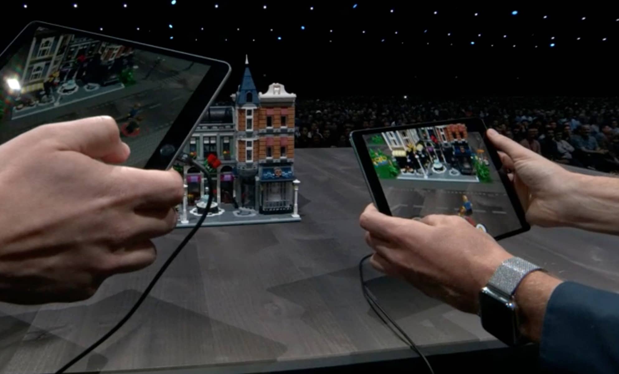 Keynote Apple 2018 WWDC Lego réalité augmenté