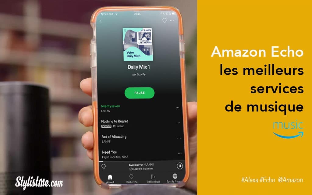 Amazon Echo toutes les sources de musique et radios