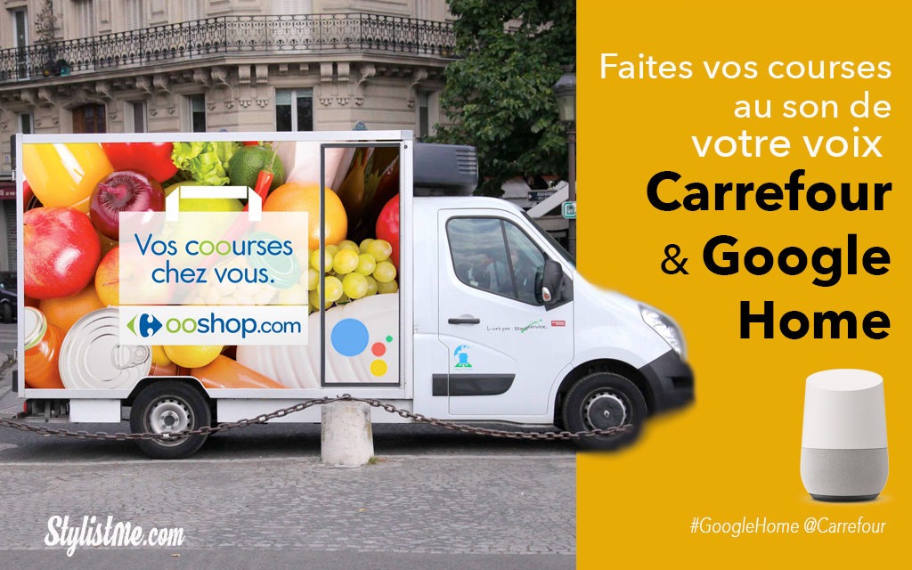 Google Home pour faire vos courses chez Carrefour à la voix