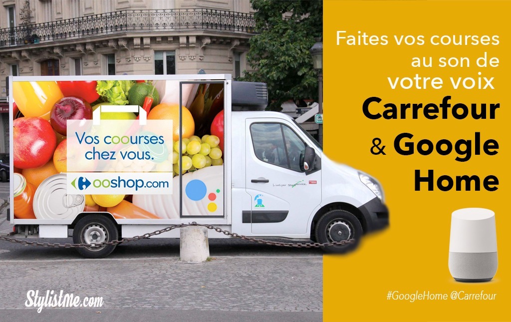 Google Home pour faire vos courses chez Carrefour à la voix