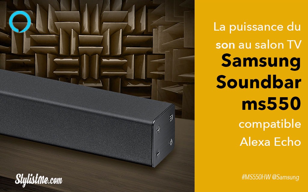 Samsung ms550 avis test barre de son compatible Amazon Echo