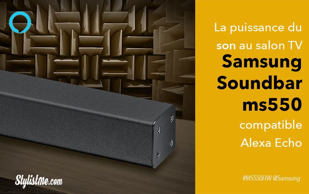 Samsung ms550 avis test barre de son compatible Amazon Echo