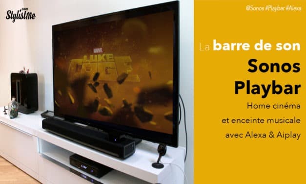 Sonos playbar test avis barre de son avec Alexa et Airplay intégrés