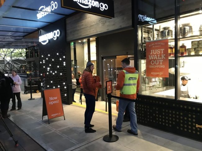 Amazon Go boutique sans contact