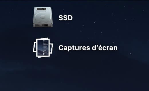 macOS Mojave pile fermée