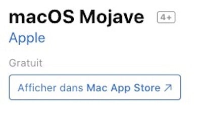 macOS Mojave app store itunes