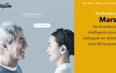 Mars Earbuds écouteurs Bluetooth pour dialoguer dans 40 langues
