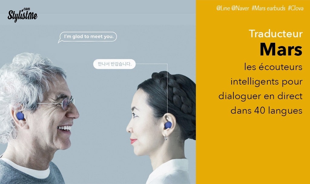 Mars Earbuds écouteurs Bluetooth pour dialoguer dans 40 langues
