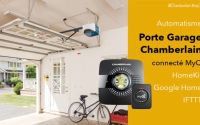 Automatisme de garage Chamberlain MyQ compatible HomeKit et Google Assistant