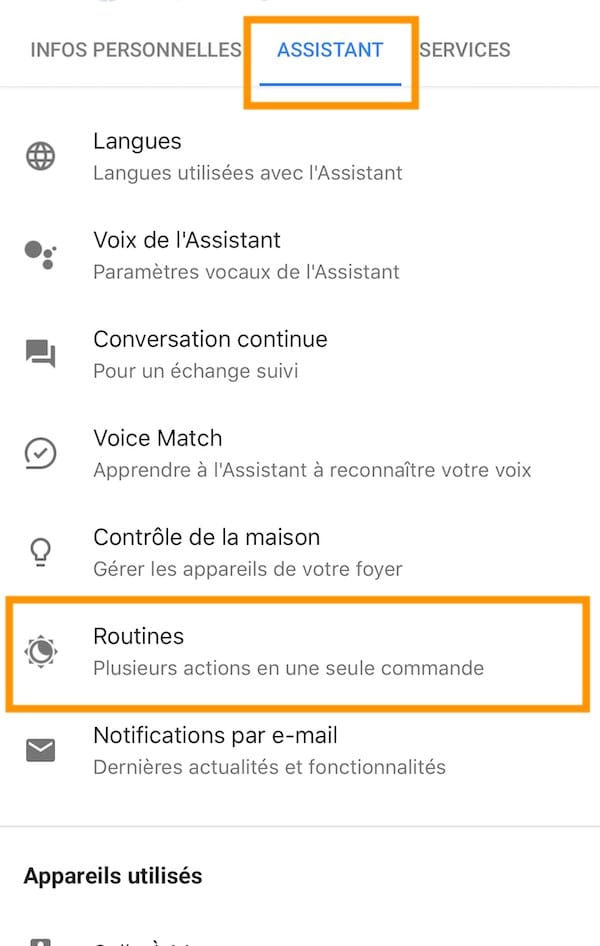 comment accéder aux routines google home 3