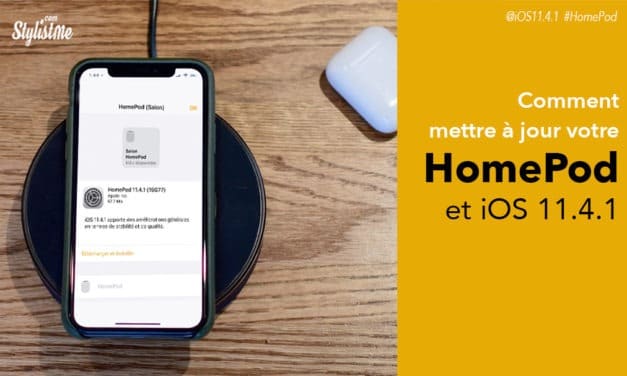 HomePod mise à jour 11.4.1 avec l’app Maison et HomeKit