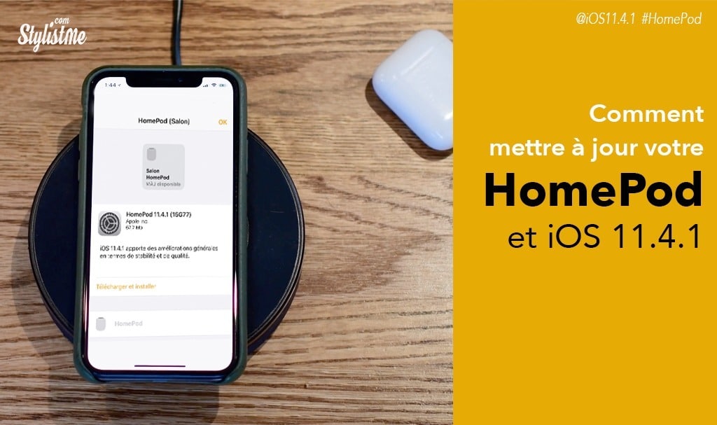 HomePod mise à jour 11.4.1 avec l’app Maison et HomeKit
