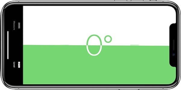 niveau à bulle iphone avec app measure ios12