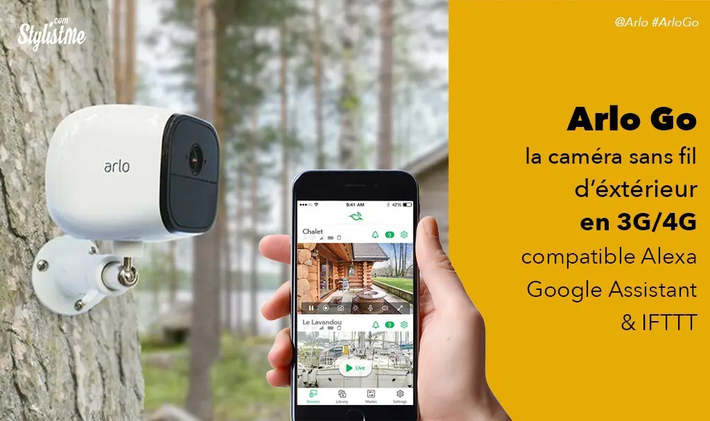 Arlo Go avis test de la Caméra HD sans fil d’extérieur connectée en 3G/4G