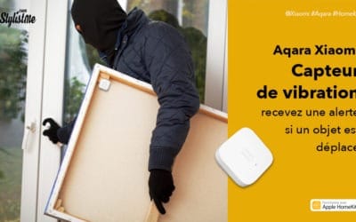 Capteur de vibration Aqara Xiaomi compatible HomeKit Zigbee