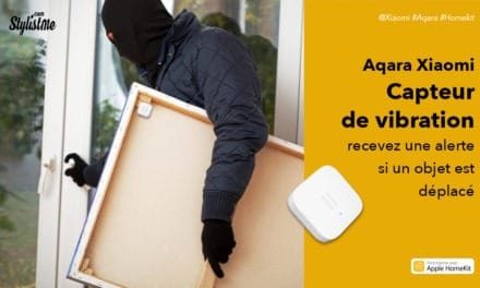 Capteur de vibration Aqara Xiaomi compatible HomeKit Zigbee