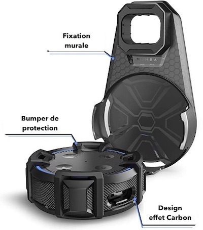 coque protection prise mural Mumba amazon echo dot