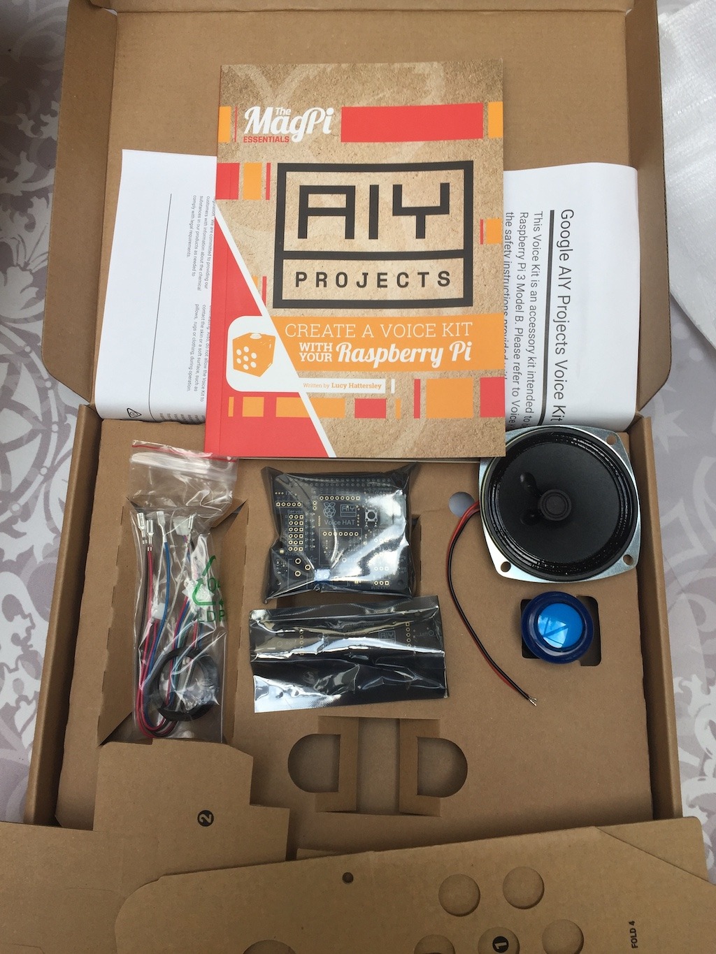 kit AIY Voice google assistant