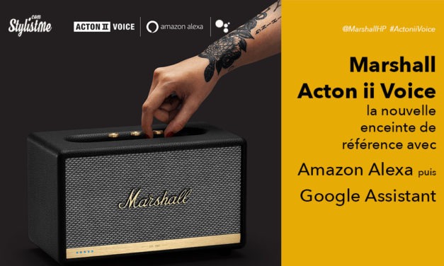 Marshall Acton ii Voice avis test enceinte Google Assistant et Alexa