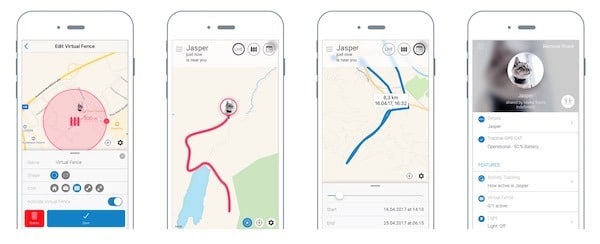 app Tractive GPS chien chat