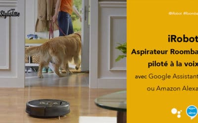 iRobot Roomba aspirateur connecté compatible Google Home et Alexa