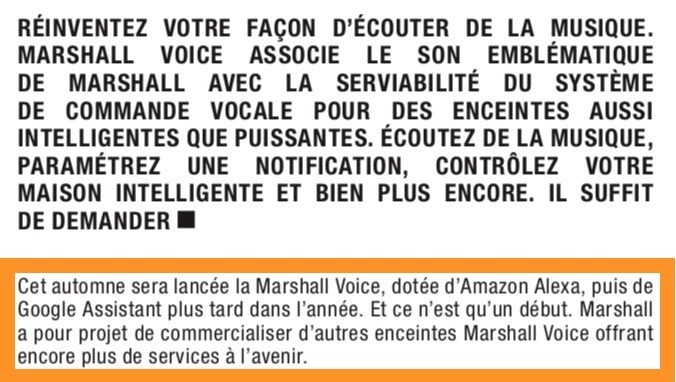 marshall voice google assistant