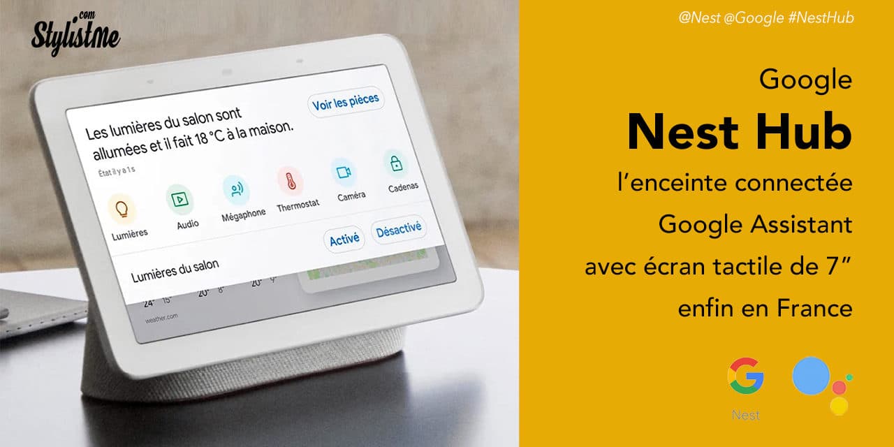 Nest Hub prix avis test avec écran tactile de 7″ enfin en France